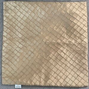 Austin Horn Gold Quilted Euro Sham Covers - Set of 2